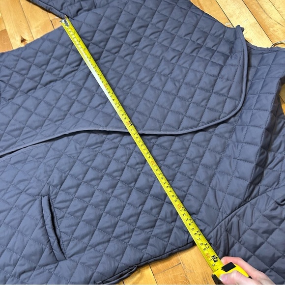 Beulah Quilted Dusty Purple Long Coat - Picture 11 of 13